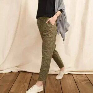 Garnet Hill elastic waist drawstring pants